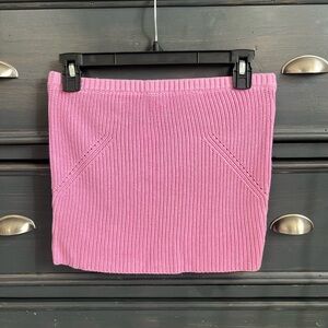 Minnie Rose Cotton Shaker strapless top. Sz Medium